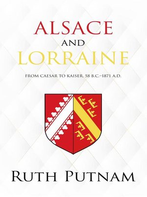 cover image of Alsace and Lorraine